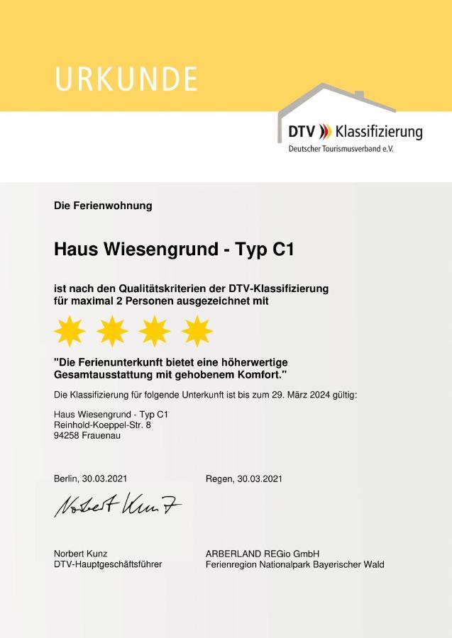 Haus Wiesengrund Frauenau Zewnętrze zdjęcie